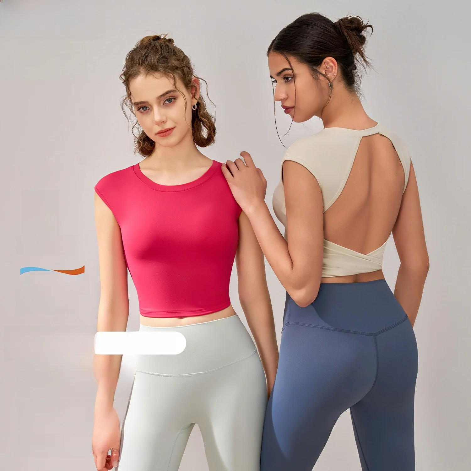 

Женский жилет для йоги, весна-лето, новый спортивный бюстгальтер с подушечками на груди, дизайн с открытой спиной, противоударный топ для фитнеса