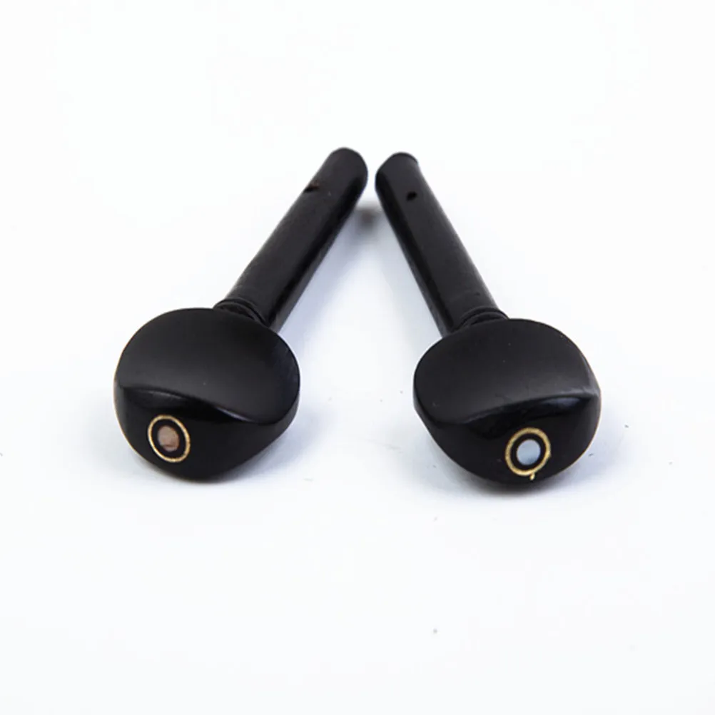 

4Pcs Replacement Violin Tuning Pegs Ebony Wooden Design for Violin Fiddle Oud String Instruments Easy DIY Installation