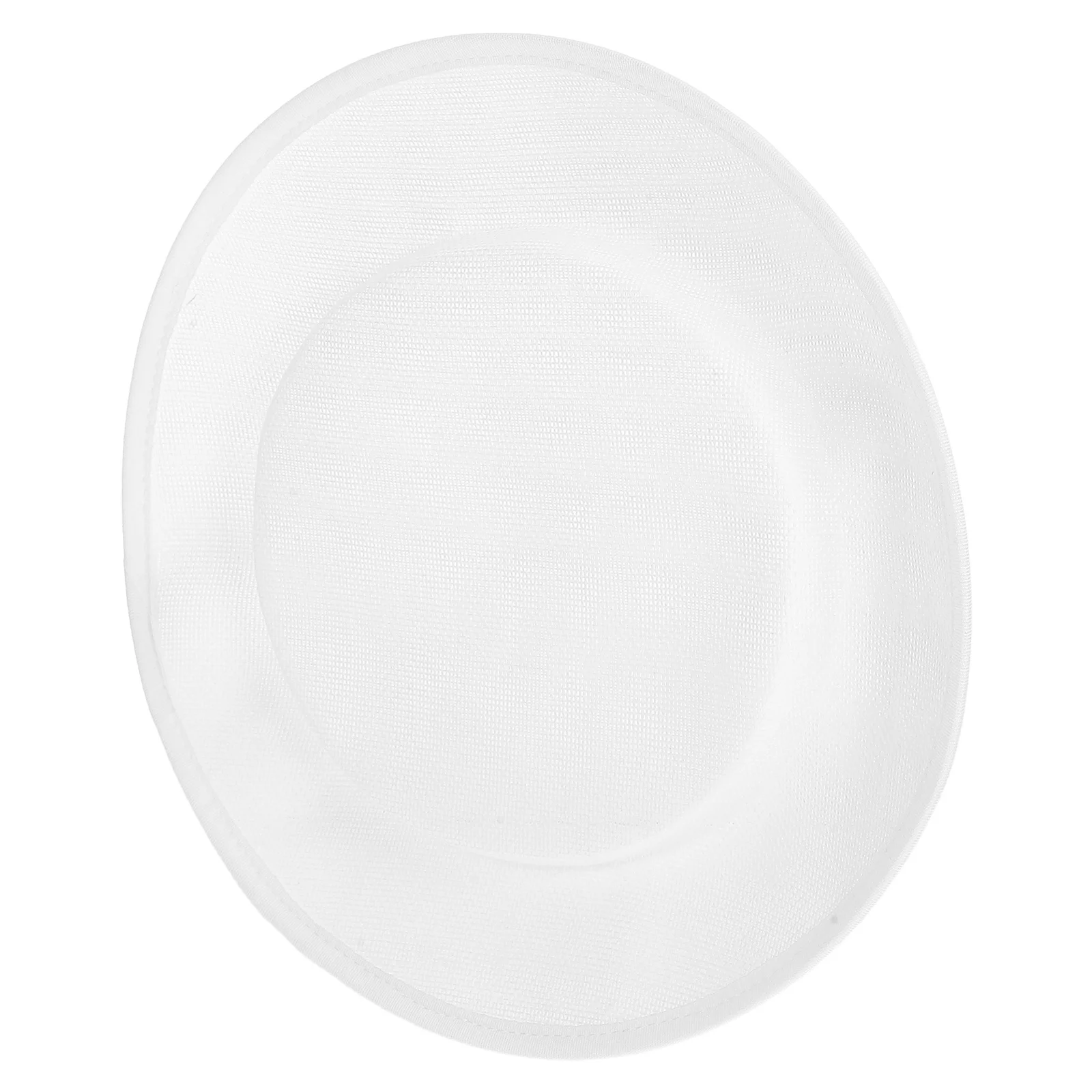 

Light Grey Wommen Sinamay Base DIY Hat Fascinator Round Millinery Craft Accessory Yarn Decor Exquisite Delicate Hair Decoration