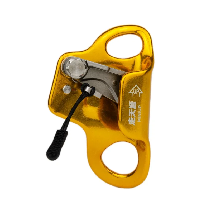 Outdoor Rappelling Climbing Gear Left Hand Forged Chest Ascender Climber Rigging Chest Ascender