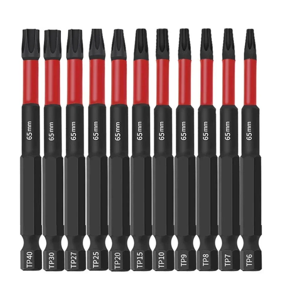 

11pcs Hollow Magnetic Screwdriver Bits Set T7-T40 Non-Slip Household Electric Driver Screw Drill Bits For Electric Screwdriver