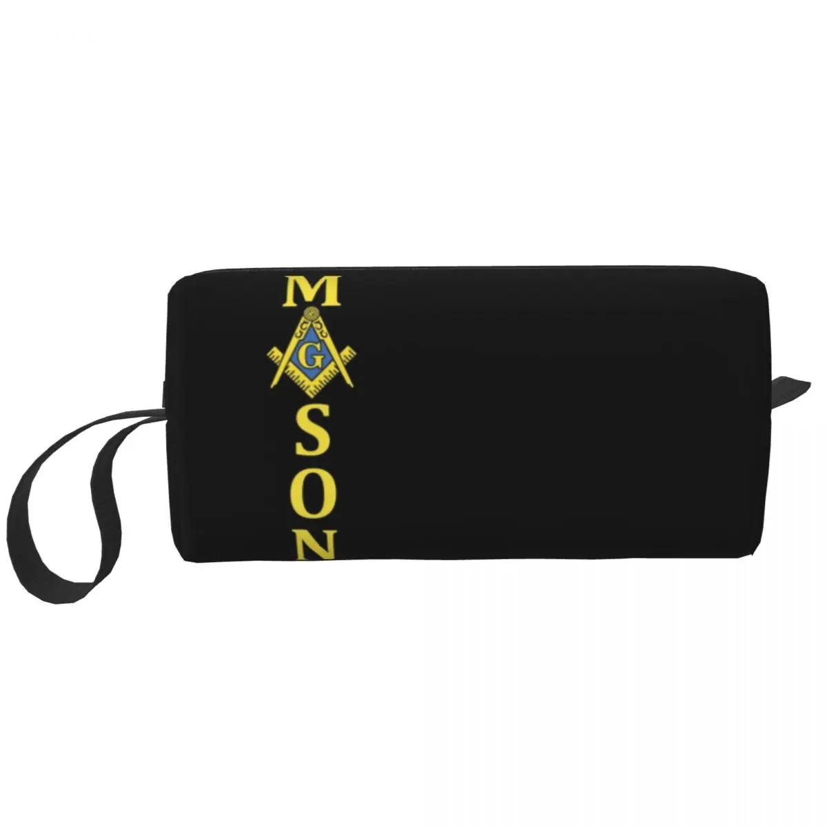 Freemason Mason Cosmetic Bag Women Big Capacity Masonic Freemasonry Makeup Case Beauty Storage Toiletry Bags Dopp Kit Box Case