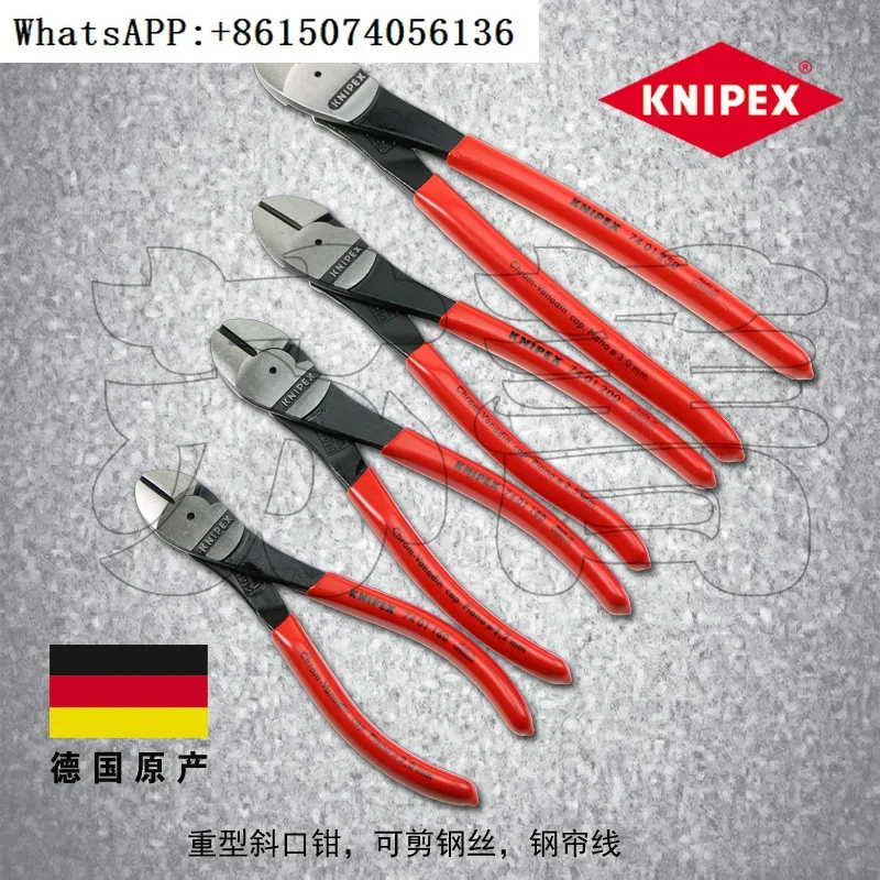 

KNIPEX labor-saving steel wire diagonal pliers 7401160 7401180 7401200