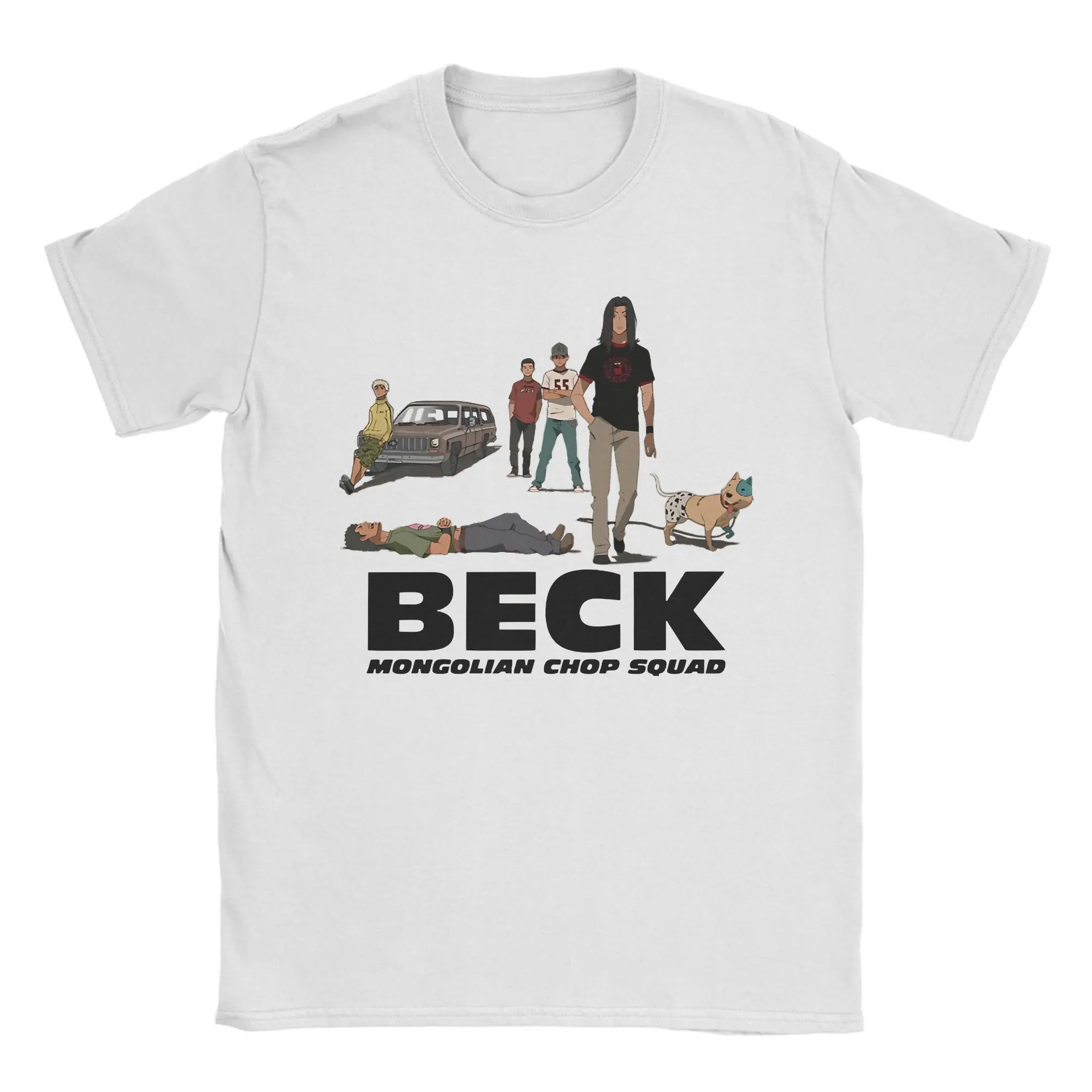 Beck Mongolian Chop Squad  Tee Shirt for Men Women New Arrival T Shirts  Cotton Clothes