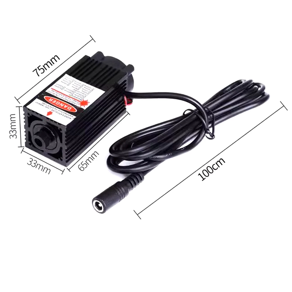 

Focusable 808nm 500mw~1000mw Infrared Laser Module W/ Cooling Fan+ Holder+Adapter