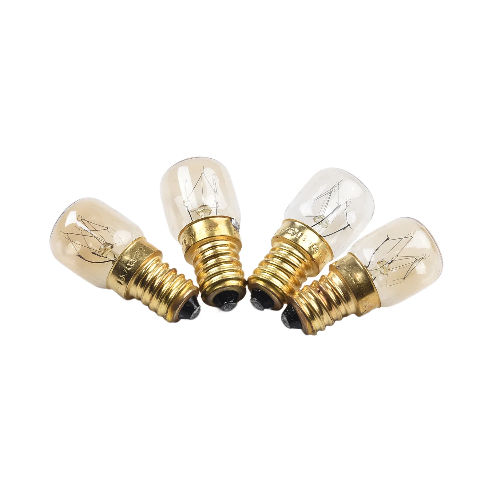 4PCS E14 Salt Lamp Globe Bulb 25W Light Bulbs 240V Refrigerator Oven Replacement Vintage Incandescent Bulbs