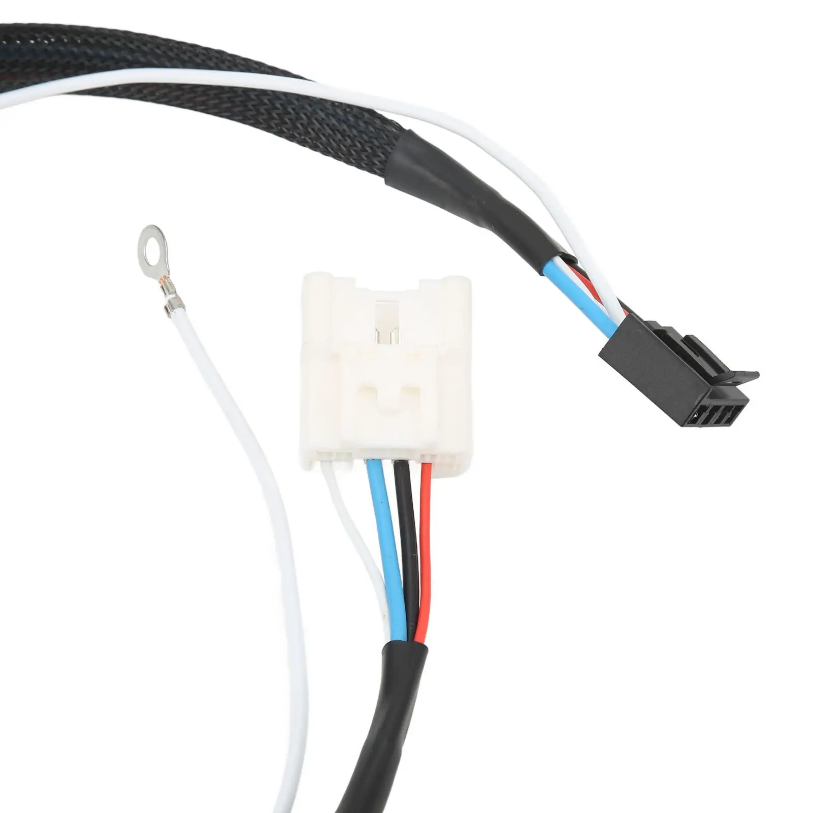 32in Trailer Brake Controller Wiring Harness with Plastic Shell - Durable Nylon Sleeve for auto & RV