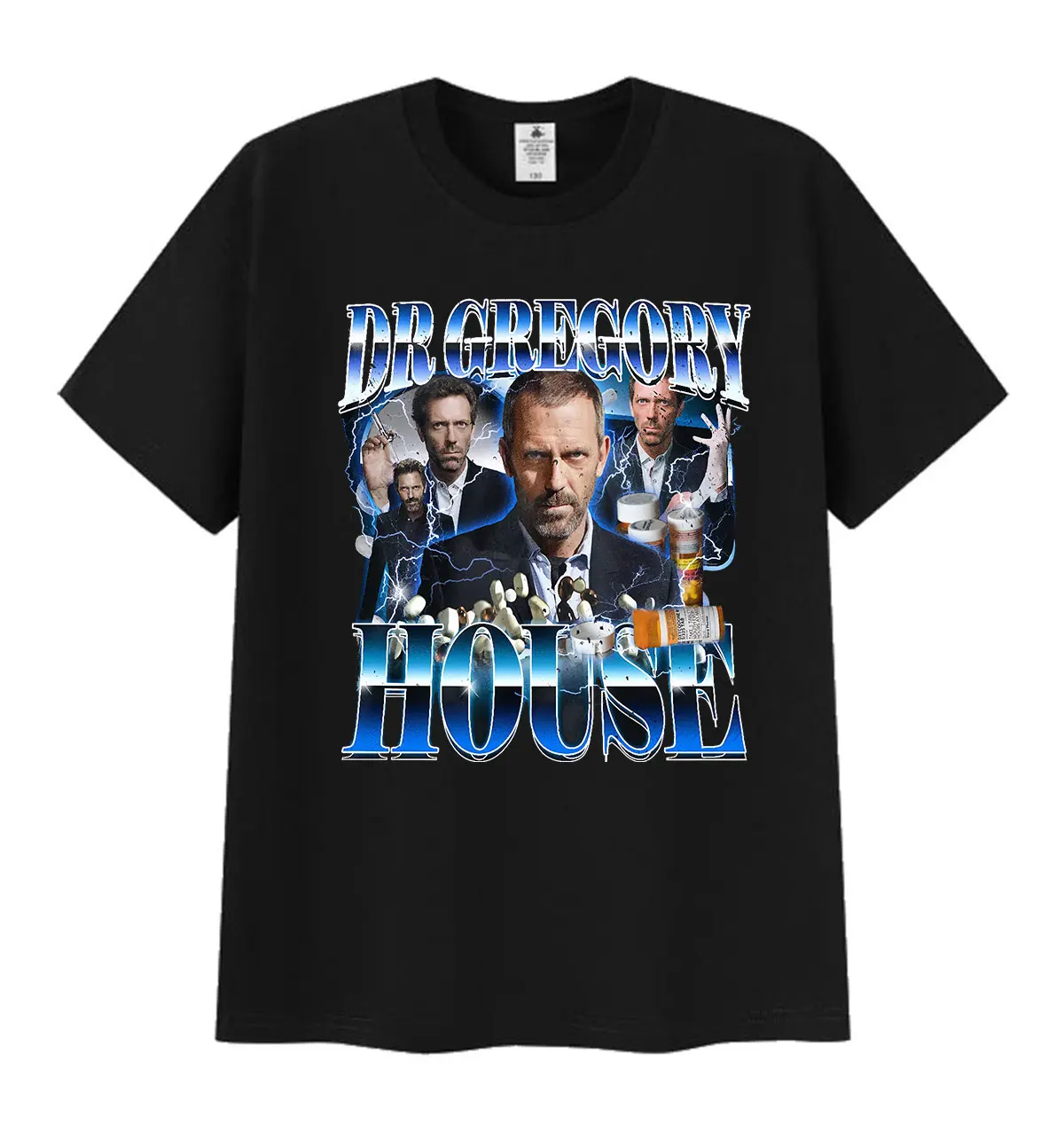 Dr Gregory House Md Funny Meme Graphic T Shirt Men's Vintage High Quality Fashion T-shirt Casual 100% Cotton Short Sleeve TShirt