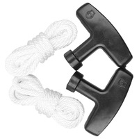 2 PK Starter Rope Pull Cord 4.5mm X 130cm (4.3ft) Handle For Honda Start Pull Handle Spare Cord Rope  Lawn Mower Accessories