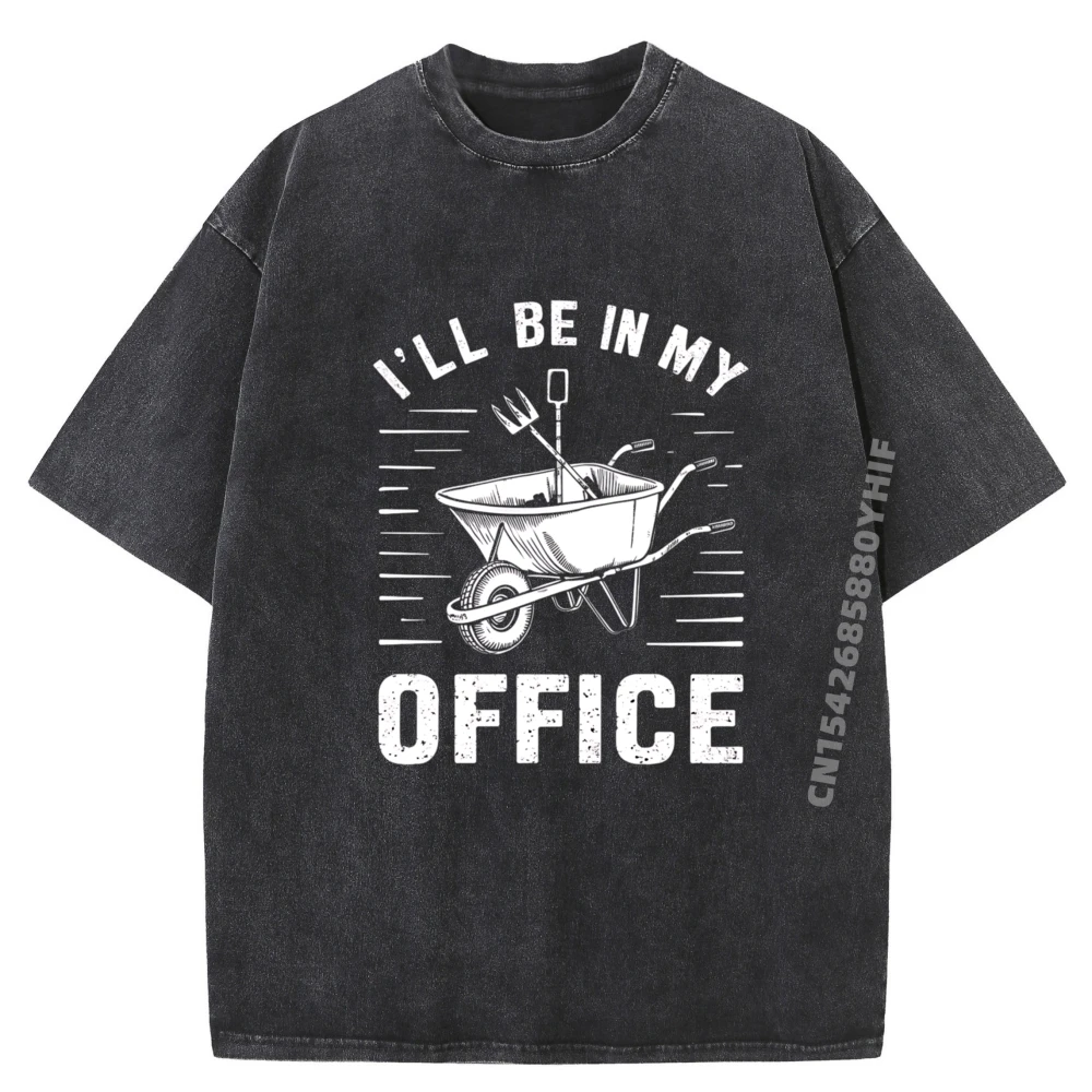 

Я Ll Be In My Office Садоводство Camisetas Мужская одежда Предложения Футболки с рисунком Мужская молодая стираная рубашка в стиле ретро