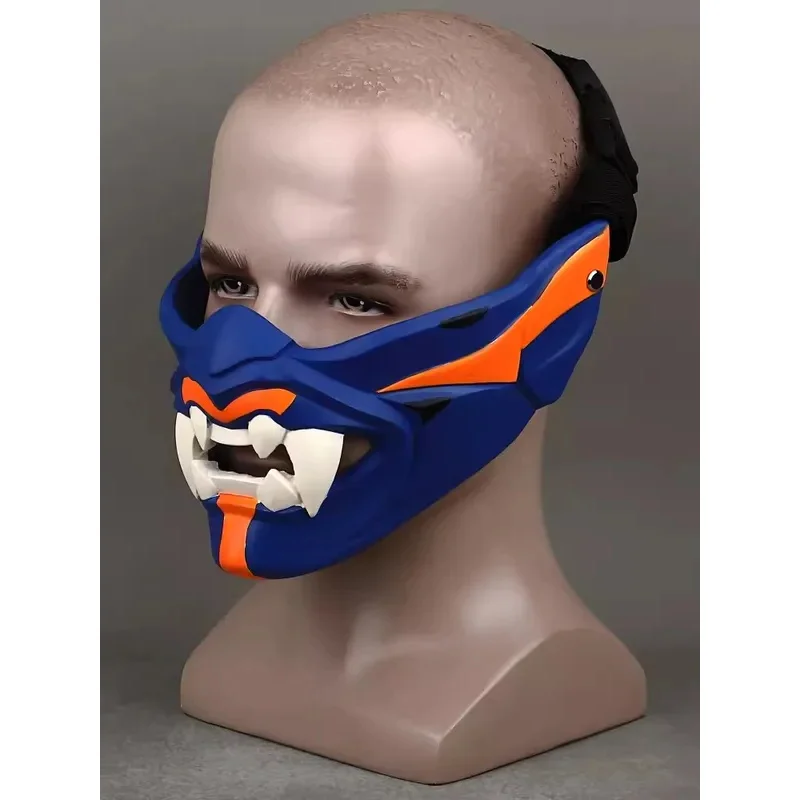 

DY20Valorant Yoru Cosplay Mask Prop Facepiece Game Performance Masquerade Role Play Uniform Accessory Halloween Christmas Carniv