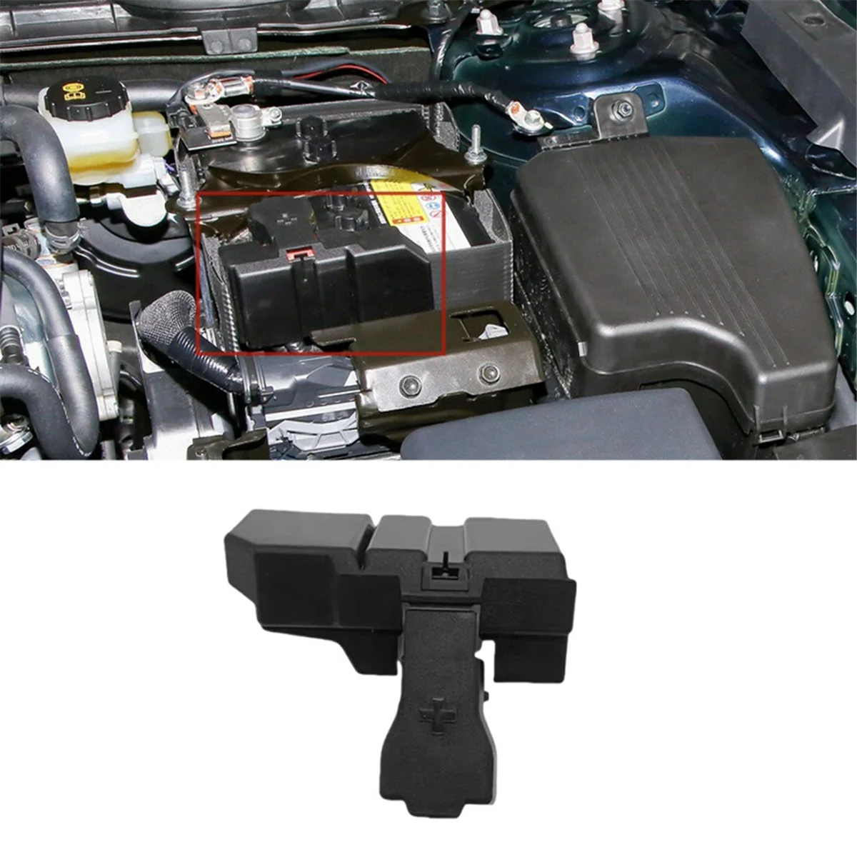 1PCS für Mazda 3 6 CX-4 CX-8 CX-5 Atz Axela Auto Batterie Schutz Abdeckung Positive Batterie Sicherung Terminal Abdeckung kappe