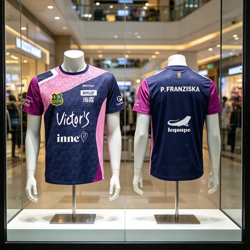 Table Tennis Jersey Butterfly - ドイツスタイル 2026 新着 JURA ザールブルッケン-TT ホームアウェイ