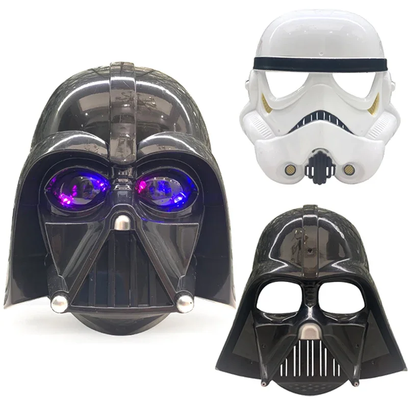 Máscara de Star Wars Darth Vader, Cosplay de Anime, divertidas máscaras de plástico, accesorios de disfraz de fiesta de Carnaval y Halloween, máscara facial completa para juego de rol