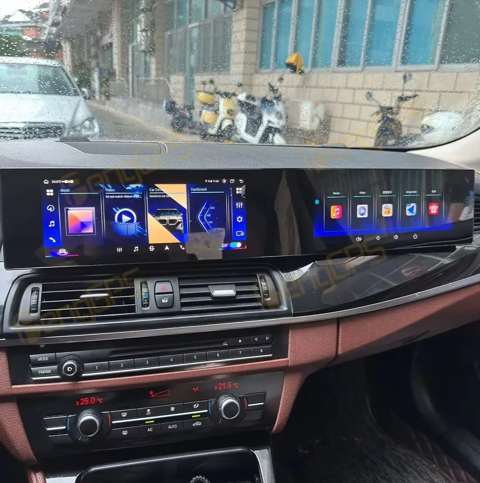 

Dual 12.3 Inch Car Radio For BMW 5 Series F10 F11 2010-2017 Android 13 Car GPS Navigation Multimedia Player Auto Video Stereo