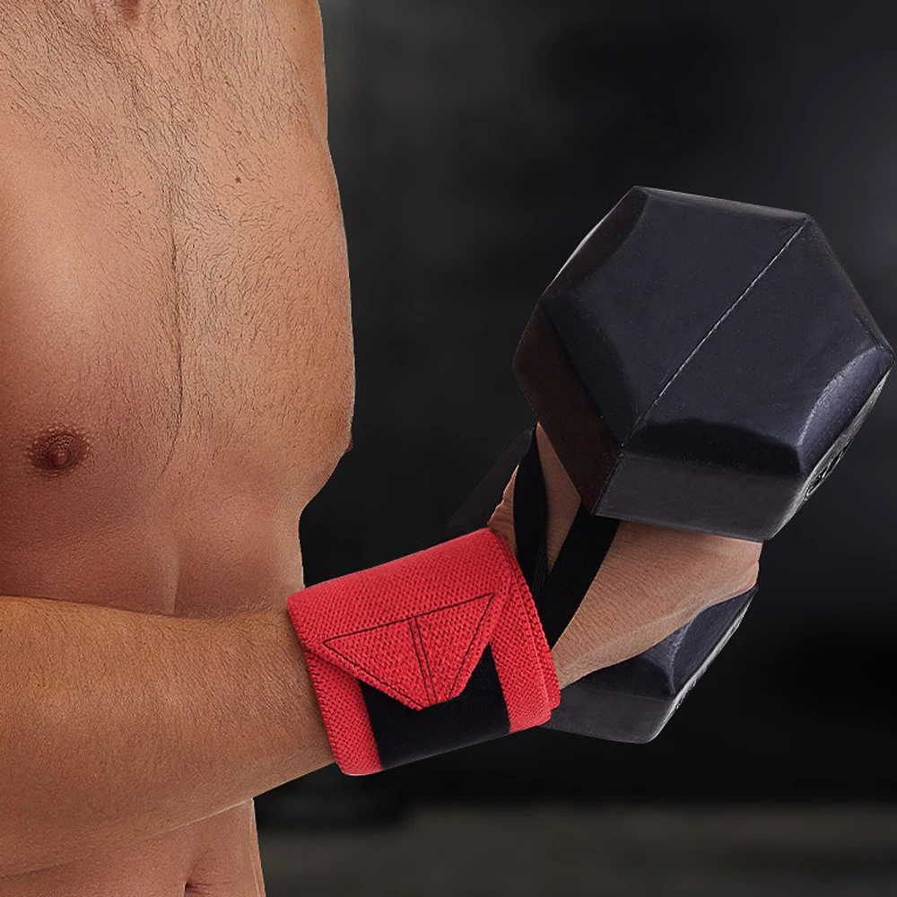 1 Para Stylowych Opasek na Nadgarstki do Fitnessu, Ochraniacze na Nadgarstki do Intensywnych Treningów, do Wyciskania na Ławce, Martwego Ciągu, Ochraniacze na Nadgarstki — zdjęcie 5