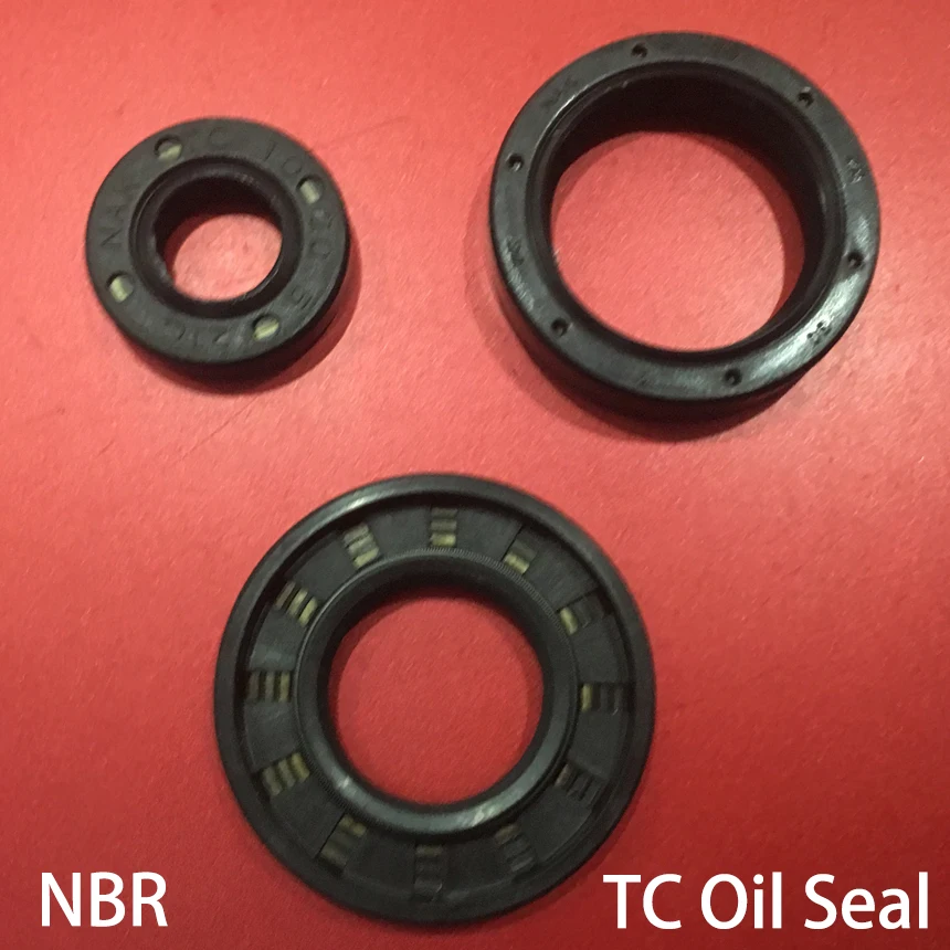 

23*47*7/8 23x47x7/8 24*32*5/7 24x32x5/7 Black Nitrile Rubber NBR Spring Double Lip TC Ring Gasket Radial Shaft Skeleton Oil Seal