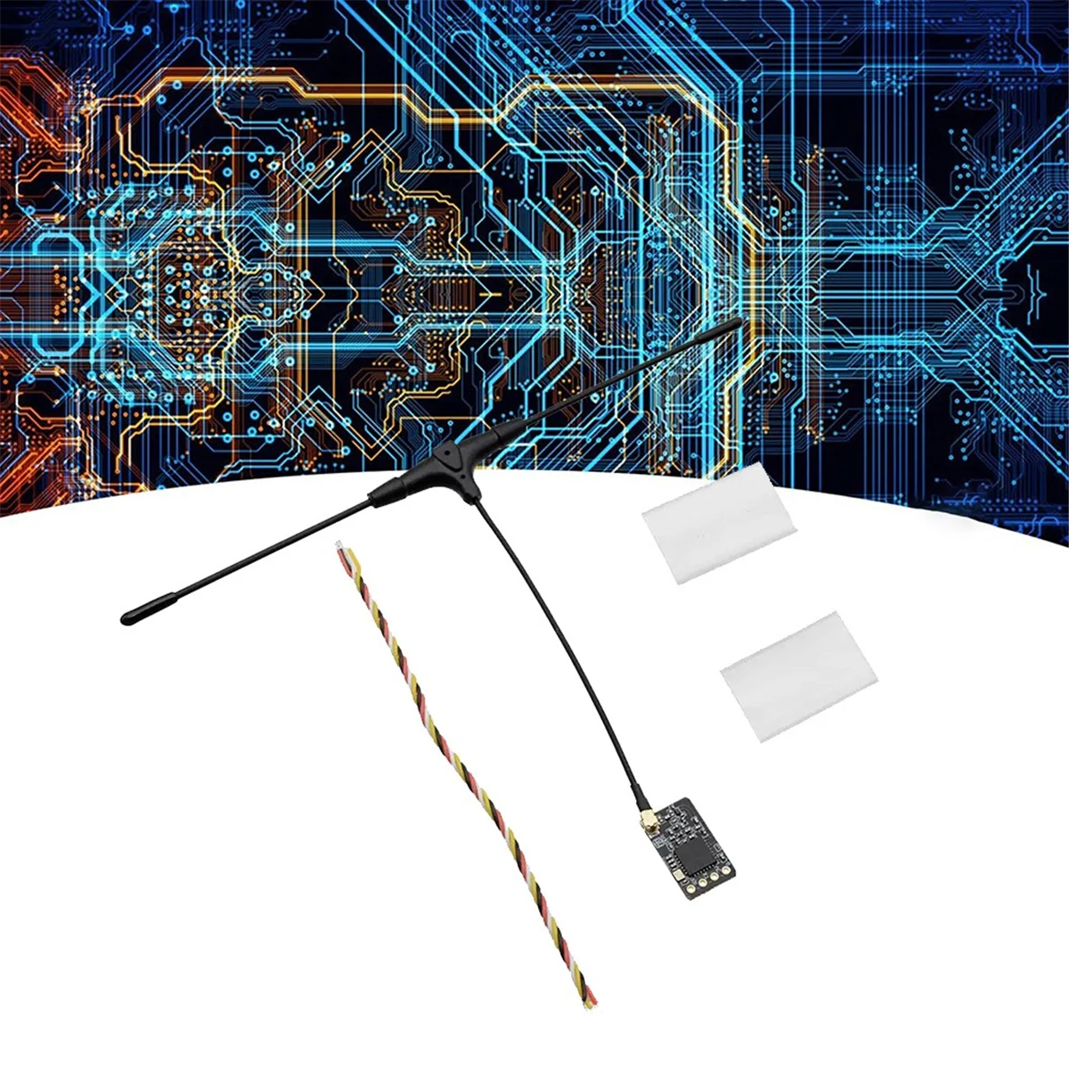 

Приемник Nano RX A10I с Т-антенной для Jumper TX16S FPV RC Racing Drone RX ELRS 915 МГц