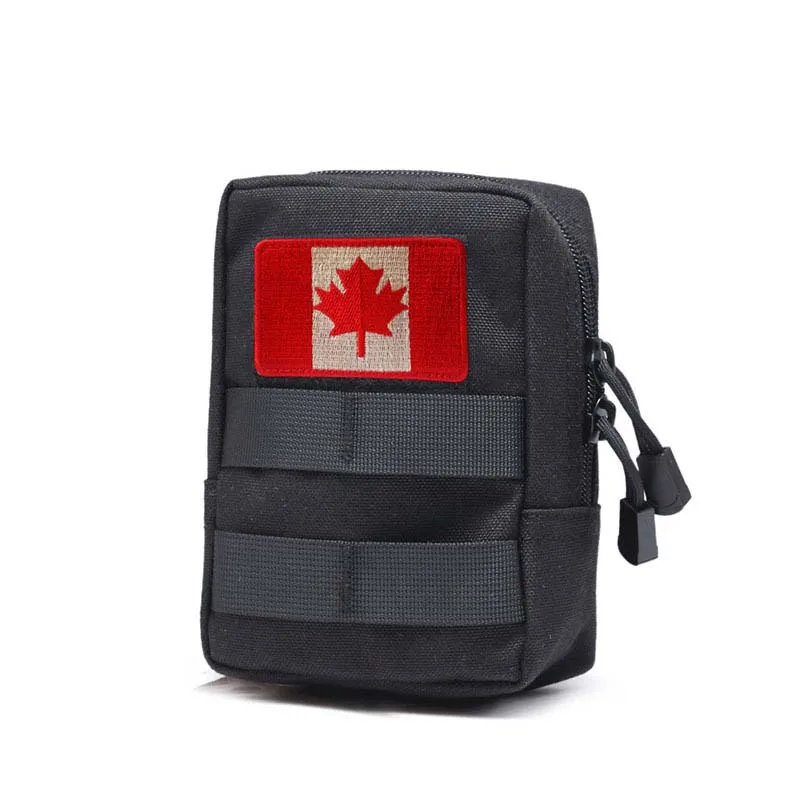 Canada Flag,Maple Leaf Badge Fabric Applique Embroidery and Rubber PVC Patches,Military Stickers Tactical Reflective Emblem