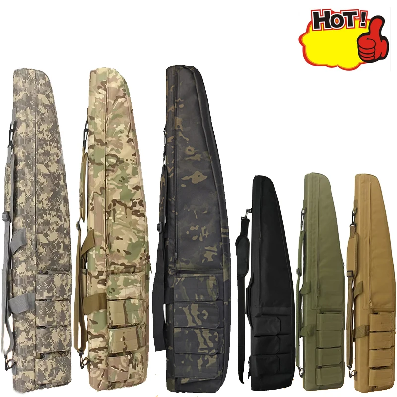 70cm/98cm/118cm custodia per fucile resistente borsa a tracolla per il trasporto della pistola borsa per pistola tattica per Wargame Molle Bag accessori per la caccia