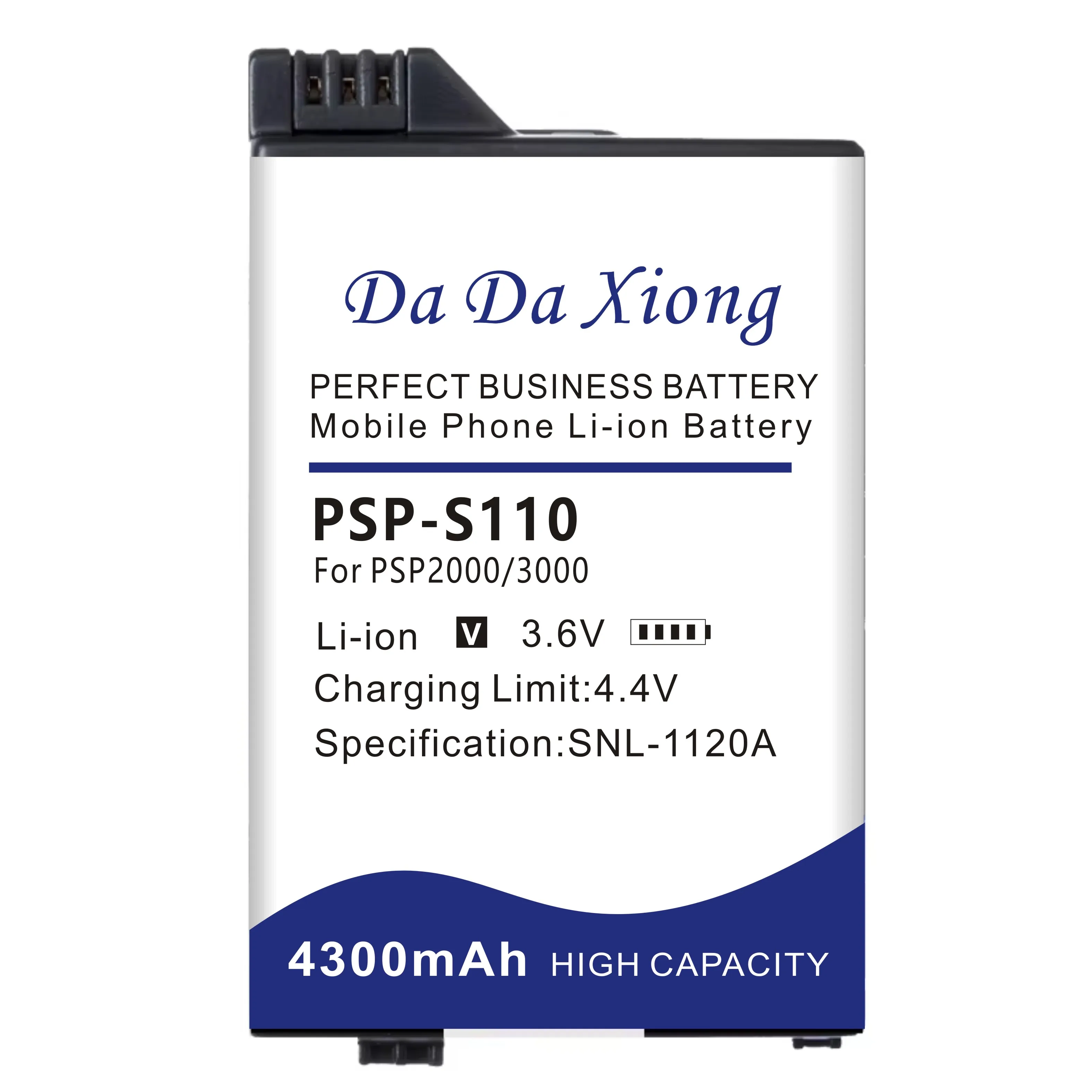 DaDaXiong 4300mAh Battery for Sony PSP3000 PSP2000 PSP 2000 3000 3001 3002 2001 PSP-S110 Gamepad PlayStation Portable Controller