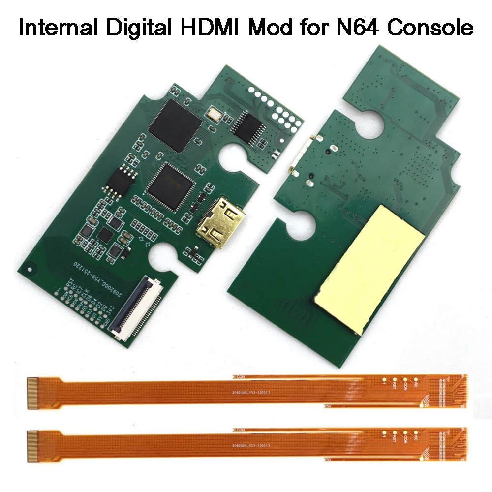 N64 고화질 게임 비디오 PCB 모드용 내부 디지털 HDMI TV 키트 OSD 메뉴 8색 모델 포함