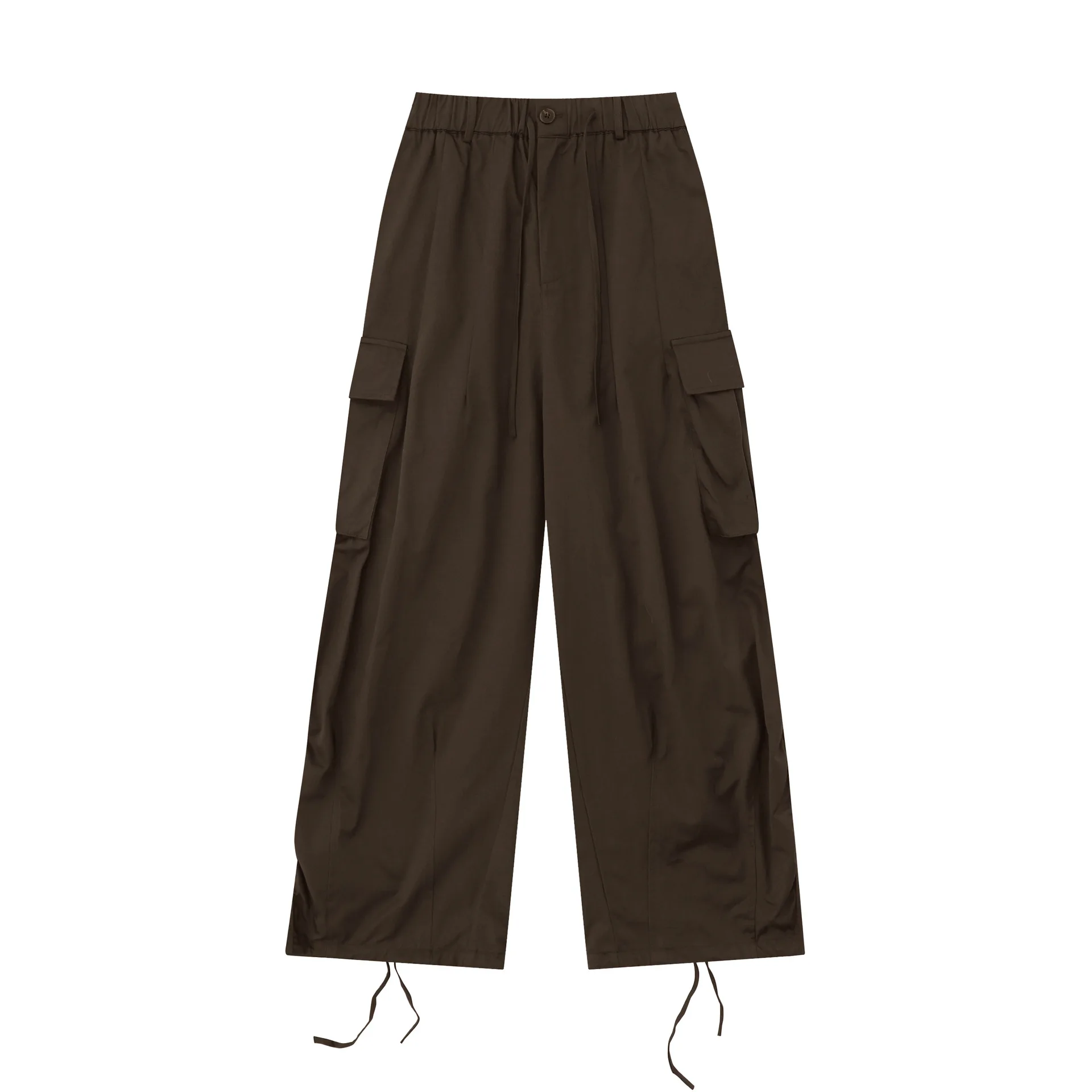 OR FL Cleanfit American Retro 100 Cotton Women Cargo Trousers Women's Staraight Trendy Brand Versatile Wide Leg Pants Y2k Slacks