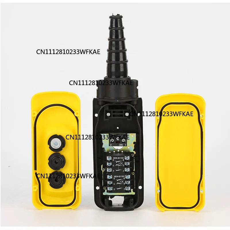 Pendant lift control XAC-A2913 Waterproof hand button switch with electric hoist handle, 2 buttons with two speeds and