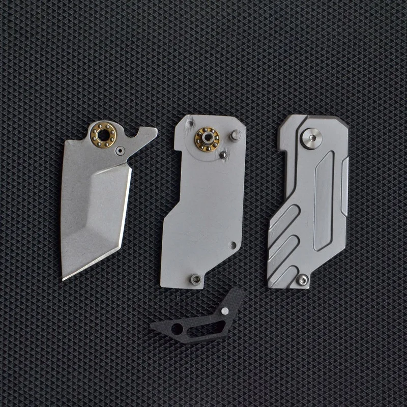 Edelstahl Mini Klappmesser tragbare Schlüssel bund Taschen messer Geschenk für Männer Vater Freund Überleben Multi tool edc Gadgets