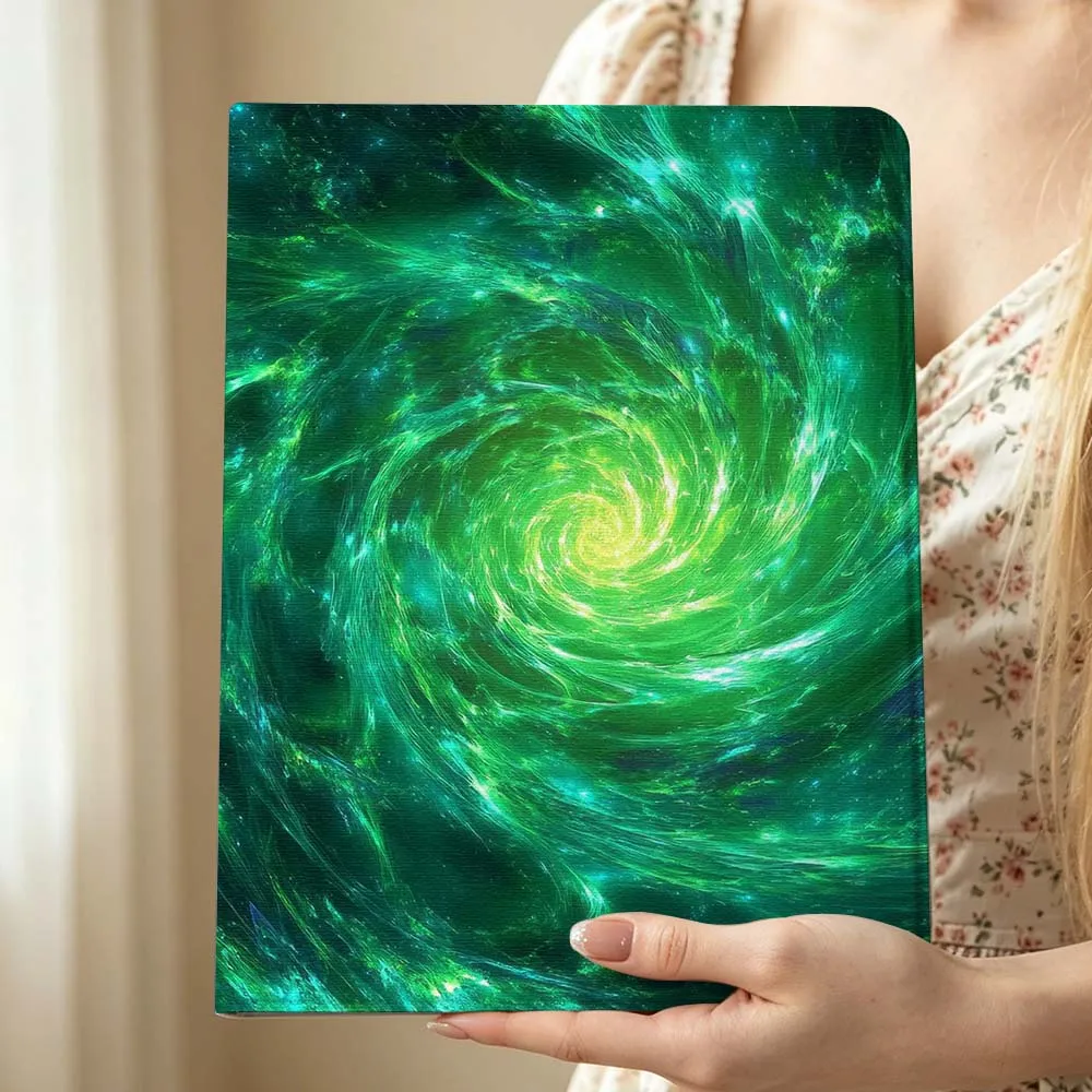 Green swirl pattern Popular For Huawei MediaPad MatePad Honor Pro V6 9 V8 X9 12 X 13.3 SE 11 11.5 Inch Tablet Case