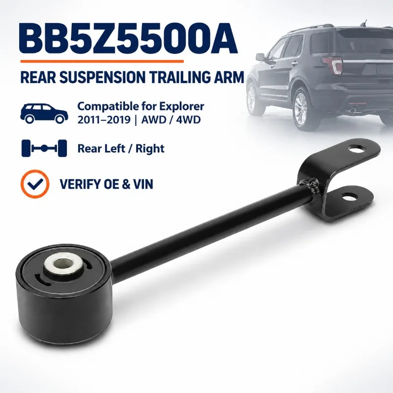 BB5Z5500A Rear Left Right Suspension Trailing Arm Link for Ford Explorer 2011-2019 Police Interceptor Utility 522-796