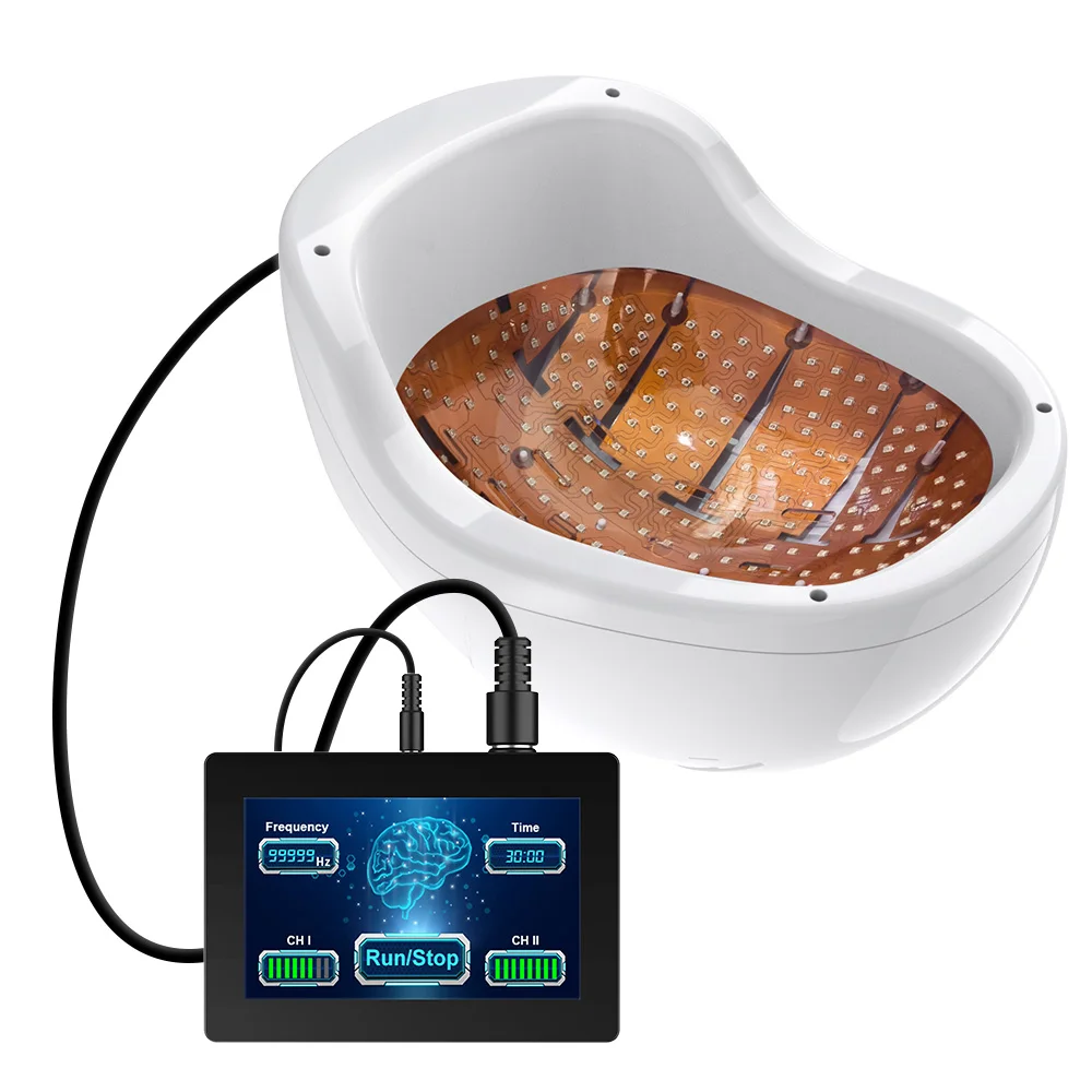 Professional 810nm PBM Helmet 288 LEDs Near Infrared Photobiomodulation Light Therapy Brain Wellness Device LED Brain Helmet