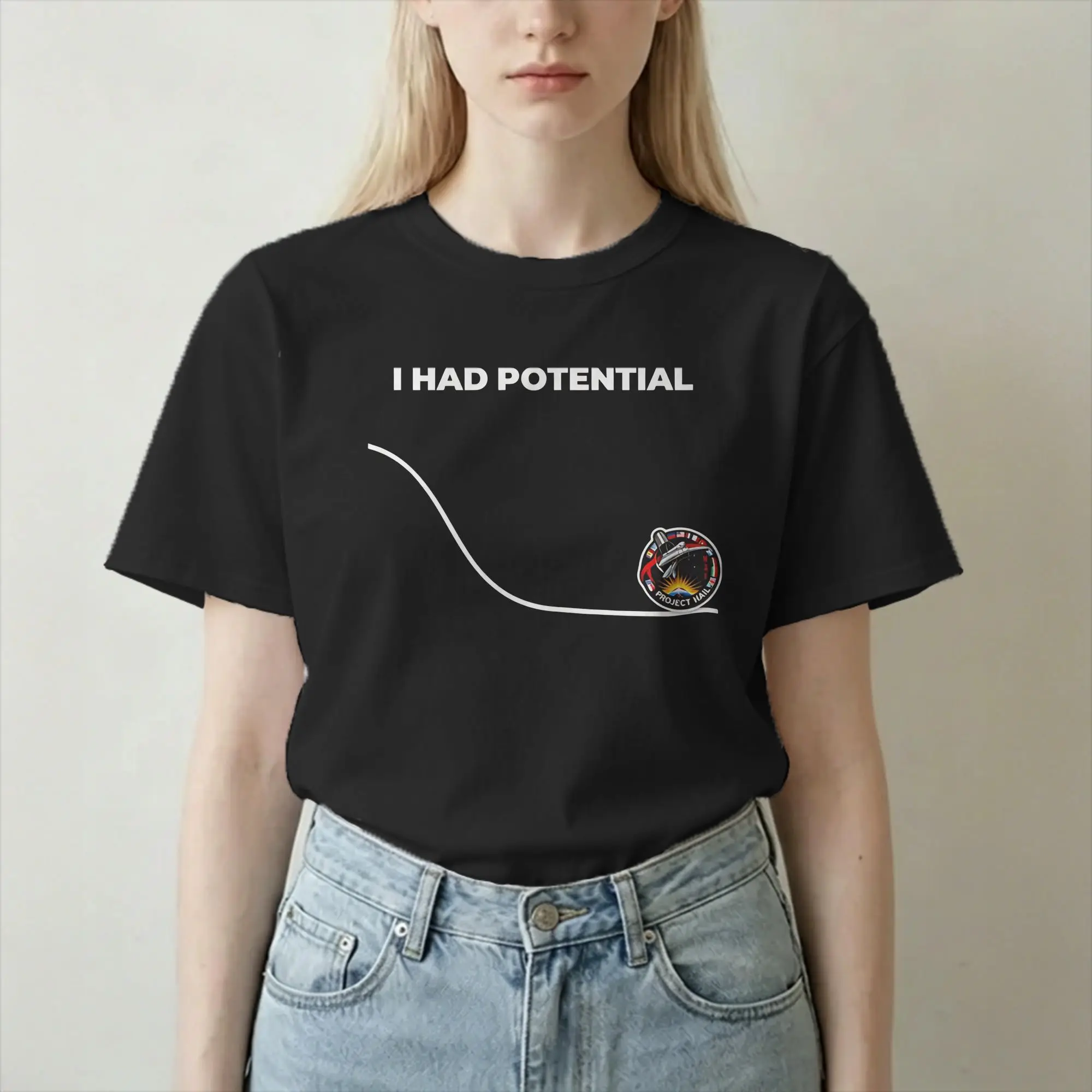 Men Women's Dr Grace's I Had Potential - Jazz Hands, Funny Physics Science T Shirt Project Hail Mary Cotton Clothes Tees T-Shirt
