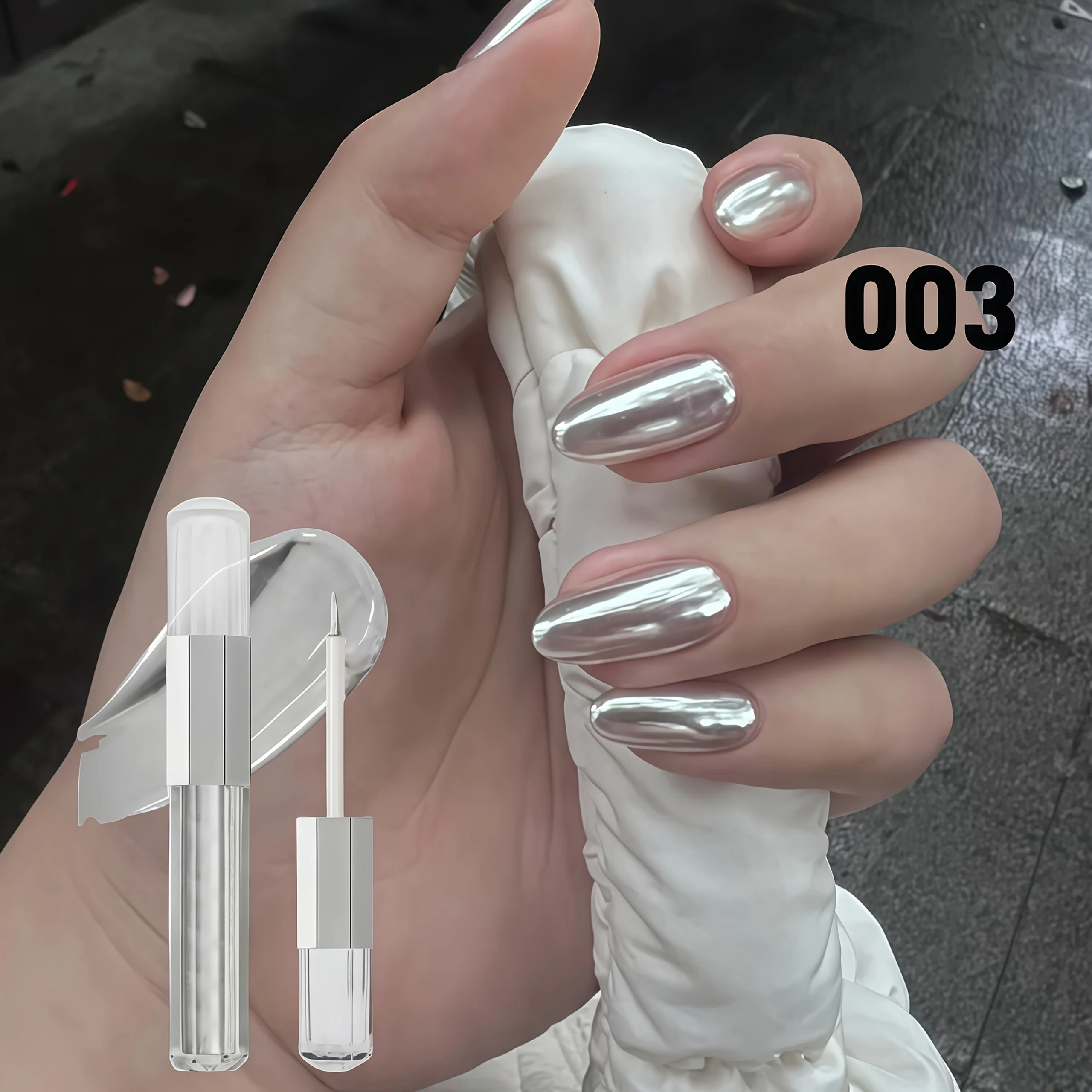 Poudre à ongles miroir magique, liquide brillant, pigment chromé en forme de tube, accessoires de manucure professionnels pour créer un métallique