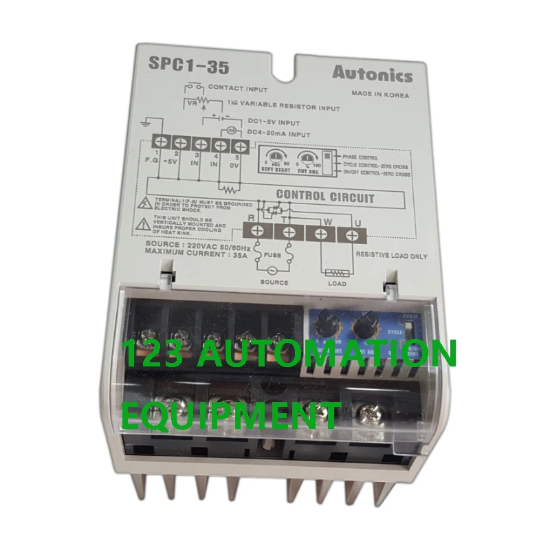 Authentic New Autonics SPC1-35 SPC1-35-E SPC1-50 SPC1-50-E Single Phase Solid State Power Controller Temperature Contollers