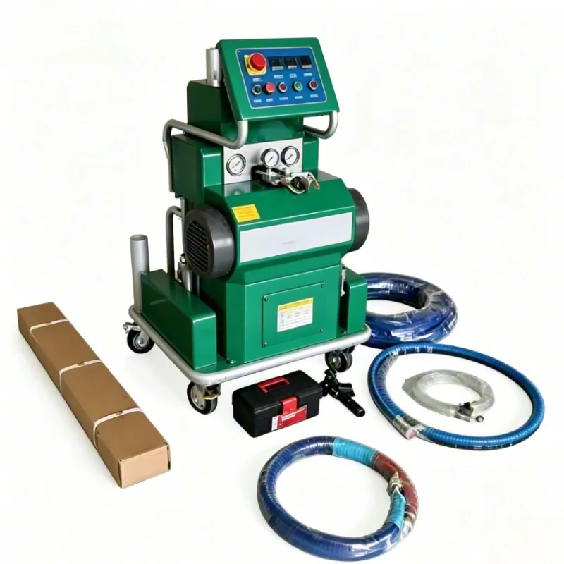 FOB Zero Pressure Drop Polyurea Spraying Machine For Long Hoses Robust Polyurethane Insulation System For High Buildings