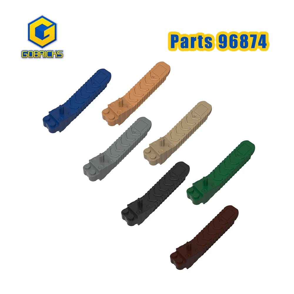 

Gobricks 20 шт. 96874 MOC разноцветный сепаратор кирпича и оси v2.0 детали макароны строительные блоки красные и черные игрушки