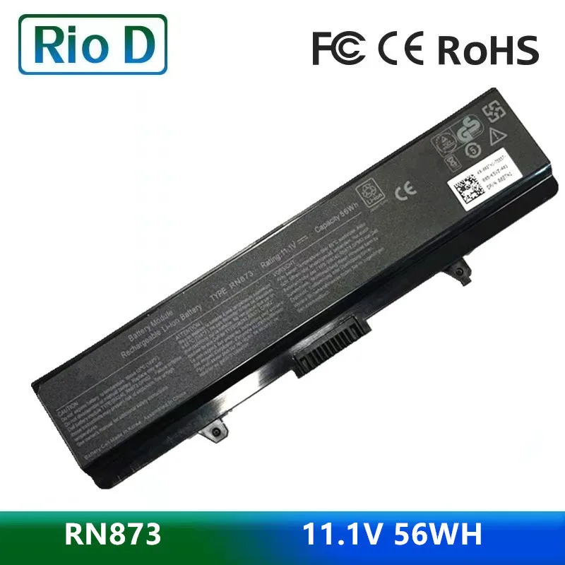 Bateria do Portátil para Dell Inspiron 1525 1526 Vostro 1440 1545 1546n 1440 1750 15 Pp29l 500 0f972n 11.1v 56wh Rn873 K450n 0cr693