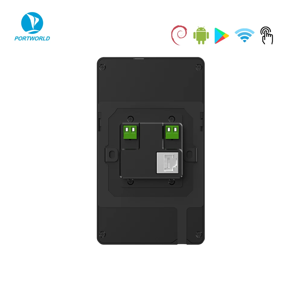 RK3576 Octa-Core Android 14 Smart Home Control Panel 5.5 Inch Metal Touch Screen with 6TOPS NPU for AI Automation & IBMS