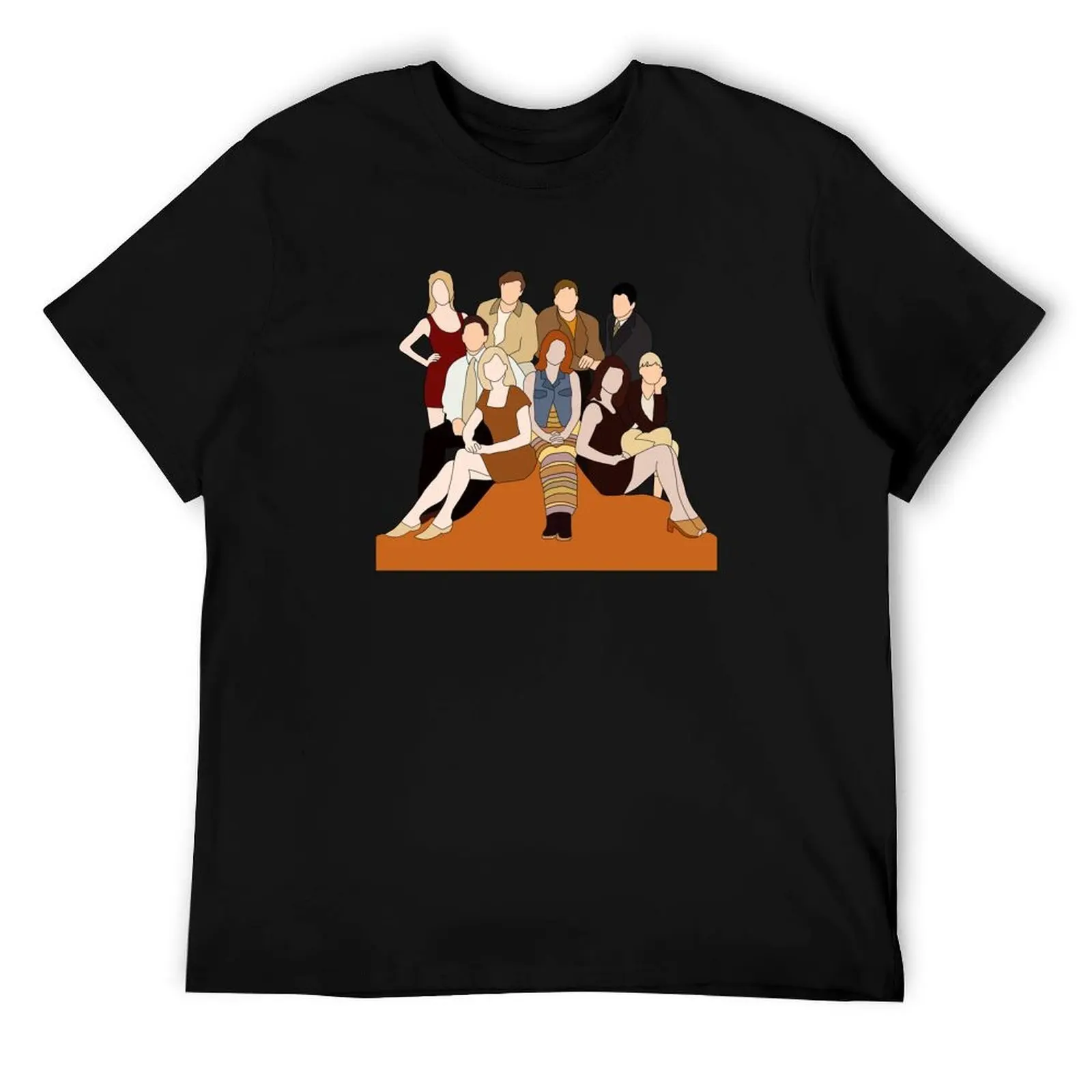 Футболка Melrose place Cast, мужские футболки, мужская футболка с рисунком, футболка Футболка Melrose place Cast, мужские футболки, мужская футболка с рисунком, футболка