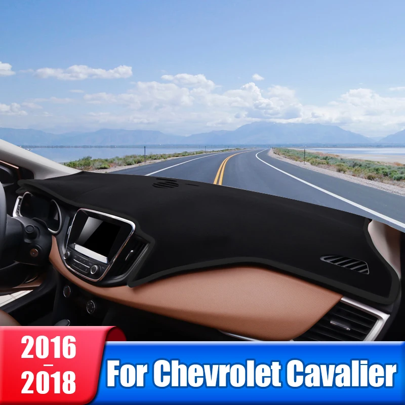 

Car Dashboard Cover For Chevrolet Cavalier 2016 2017 2018 Instrument Desk Sun Shade Mat Non-slip Pad Accessories