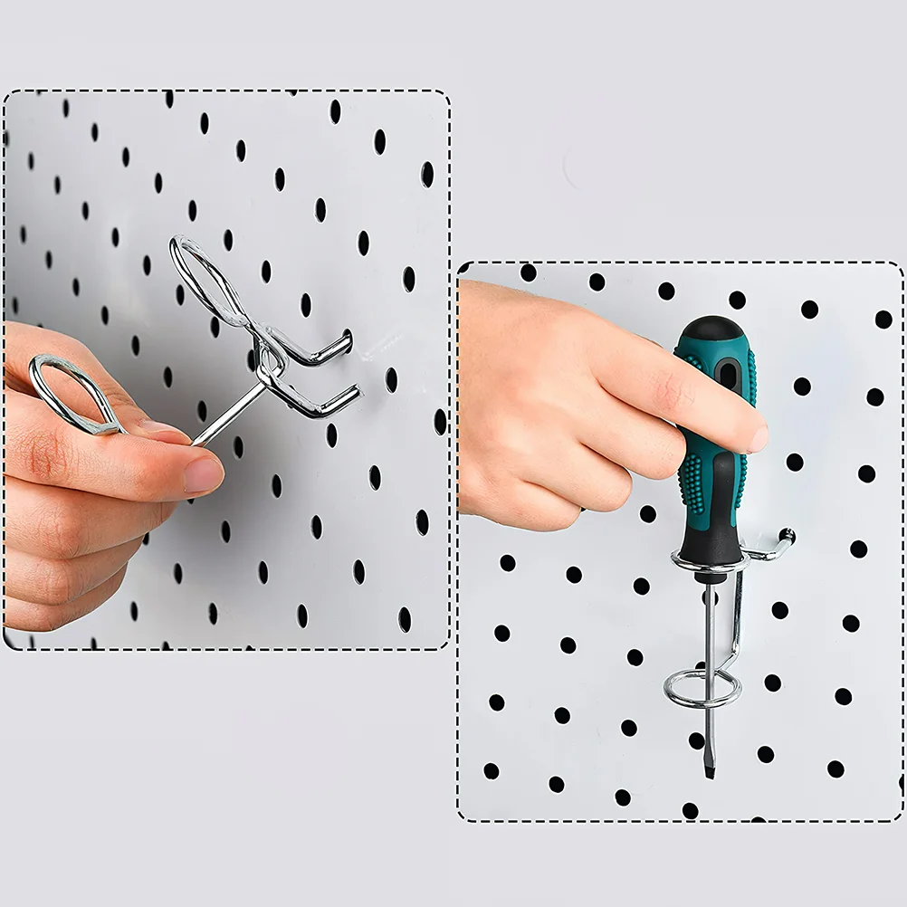 

5 Pcspegboard Holder Peg Board Tool Utility Hooks Pegs For Pegboard pegboard accessories pegboard wall organizer