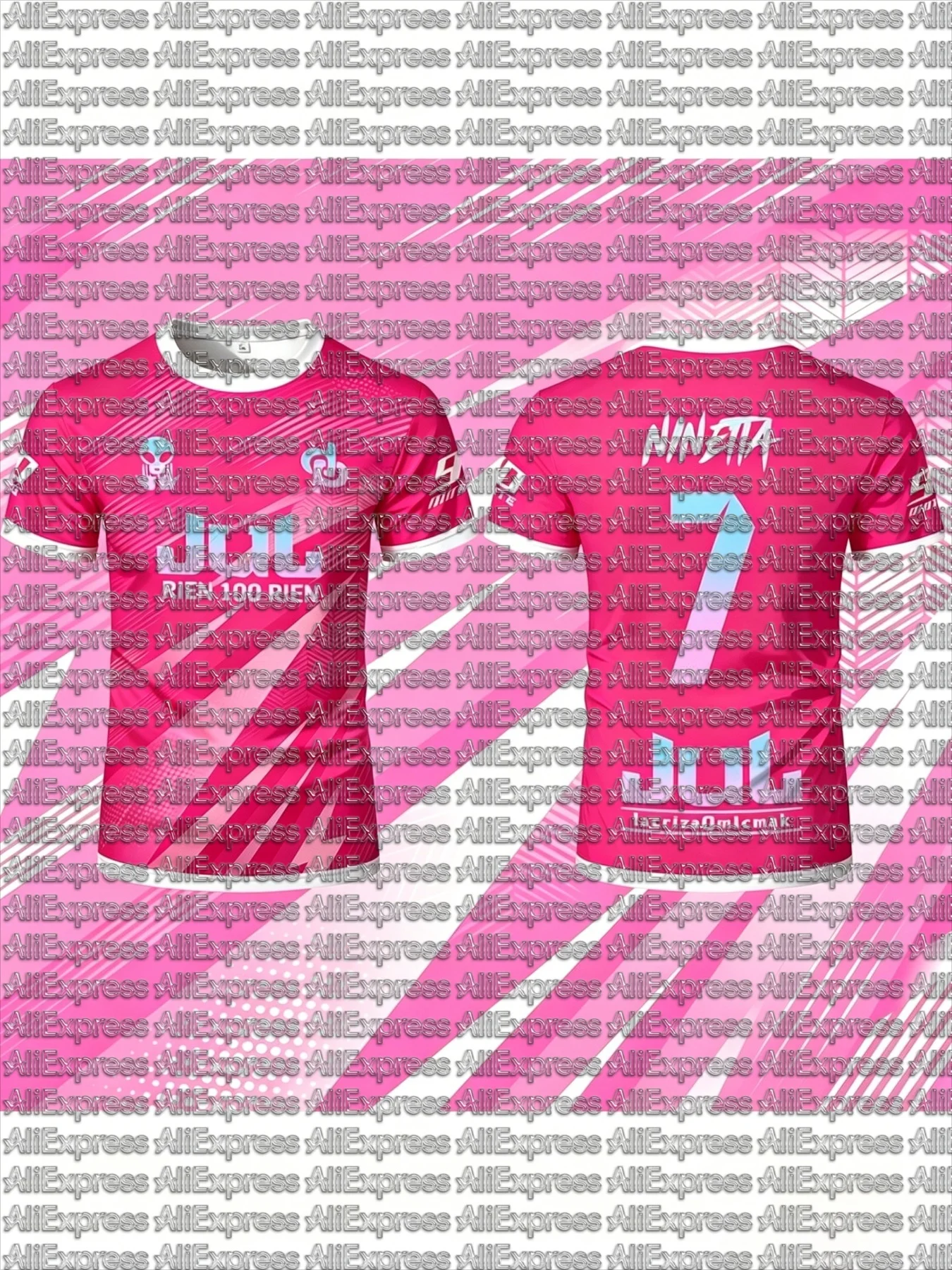 JUL Maillot TOTO Et Ninetta Jersey Men and Women Trendy Rap Culture Print Tshirts Breathable Football Training Women Men T-shirt