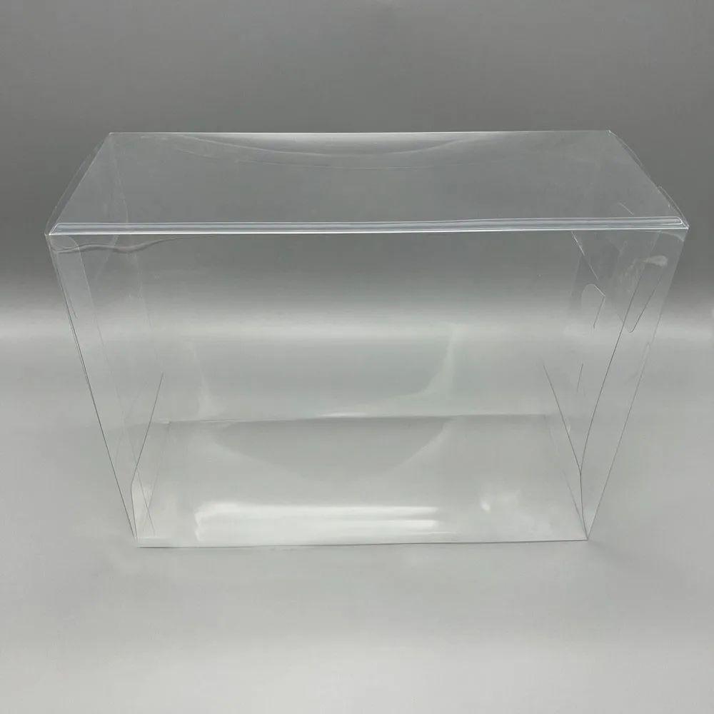 Caja de plástico PET transparente para consola de juegos Dreamcast DC, cubierta de almacenamiento de protección