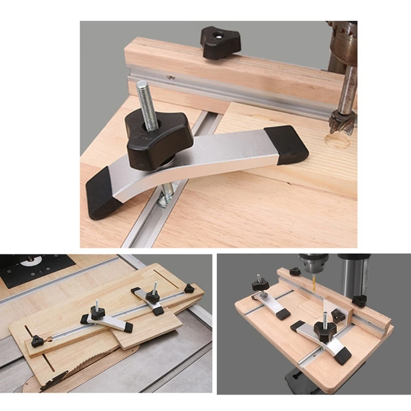 Imagem -02 - T-track T-slot Mitre Track Jig Fixture Slot 30 40 50 60cm 19x9.5 mm Perfil Corte para Serras Roteador Diy