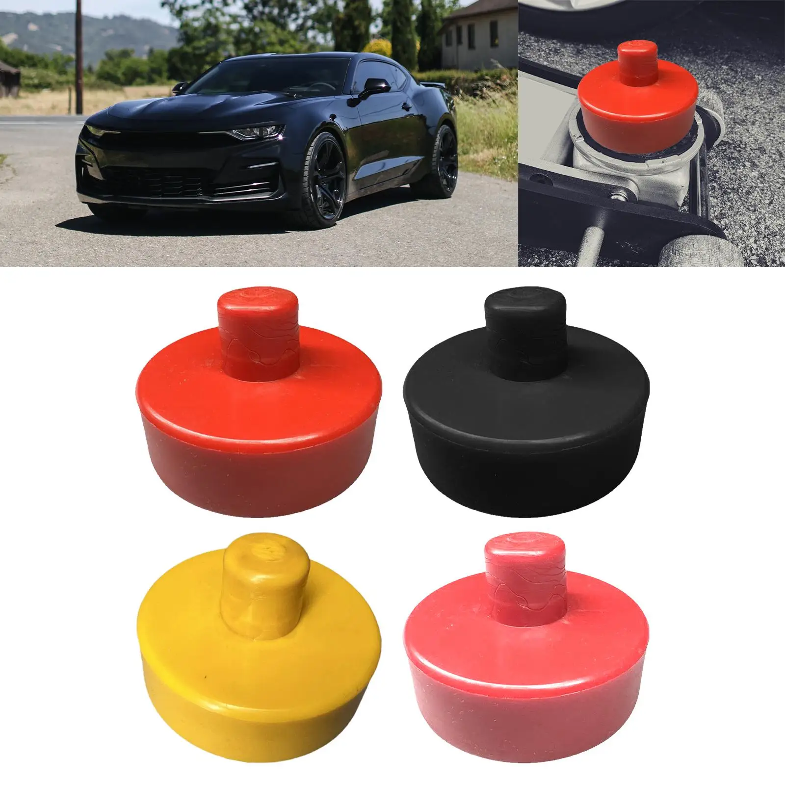 Car Jack Rubber Pad Rubber Car Accessories Jack Rubber Pad Adapter Frame