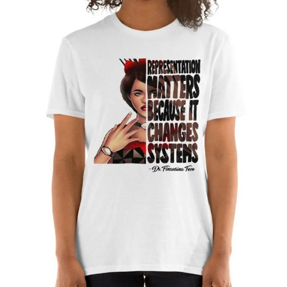 Tongan Representation Matters Changes Systems Polynesian Design Art Short-Sleeve Unisex T-Shirt