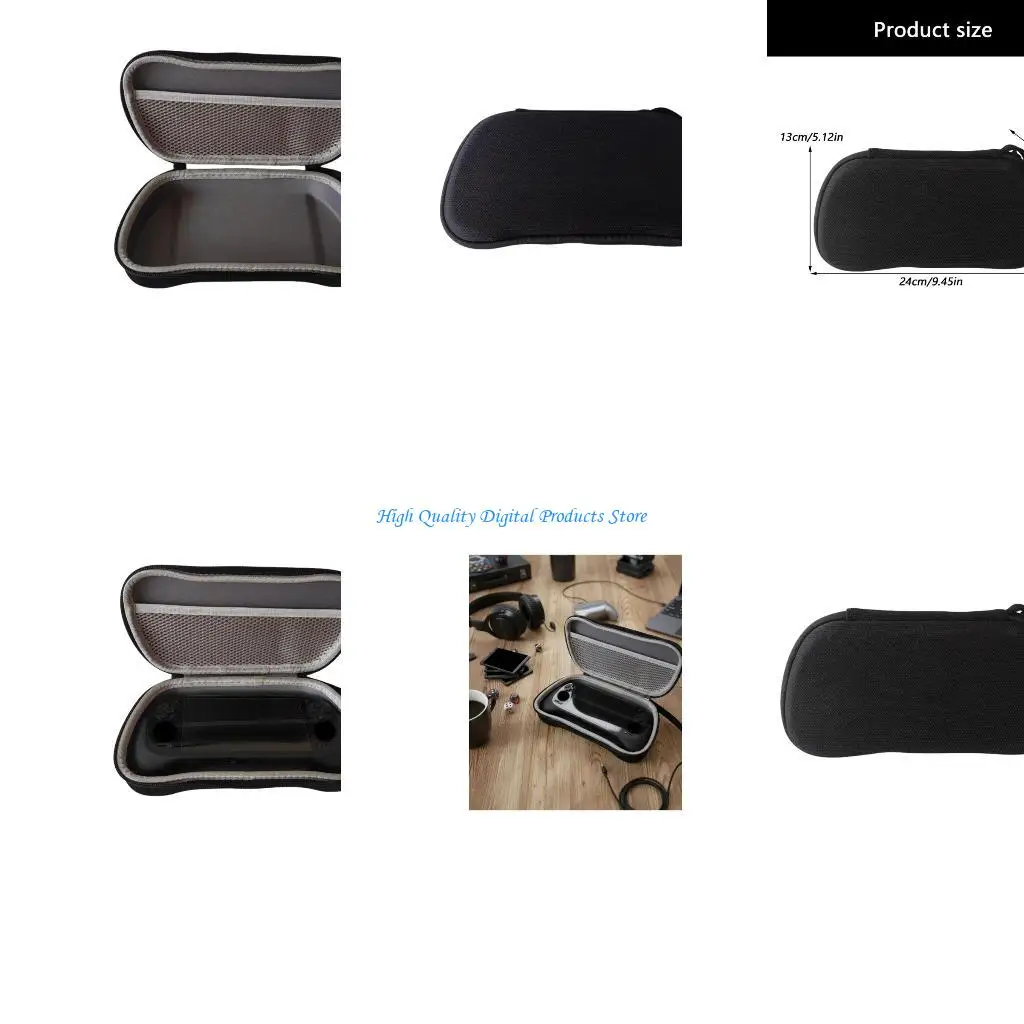 

U2JE for Retroid Pocket 5 Handheld Game Console Scratchproof Carrying Case Shockproof Storage Bag Hard Case with Pocket