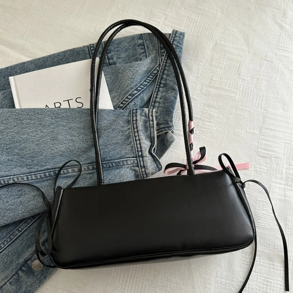 Modische PU-Leder Unterarmtasche im Retro-Stil mit Großer Kapazität, Hobo-Tasche mit Langem Riemen, Crossbody-Taschen – Detail 7