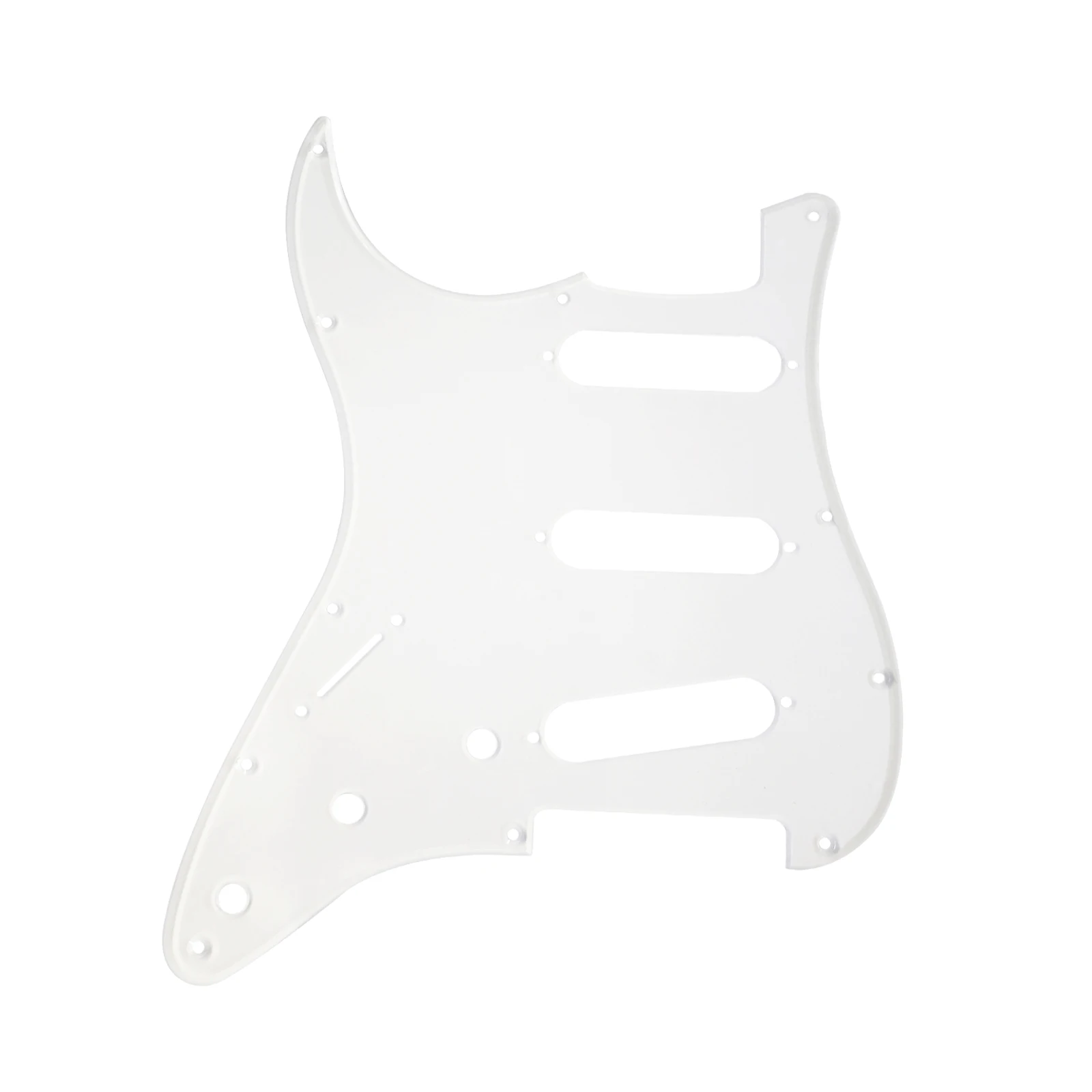 PHRILM SSS 11-Loch ST E-Gitarren-Schutz, 3-lagiges ST-Schlagbrett mit Aluminiumfolienschutz – passend für amerikanische/mexikanische Standard-ST-Gitarren – Detail 1